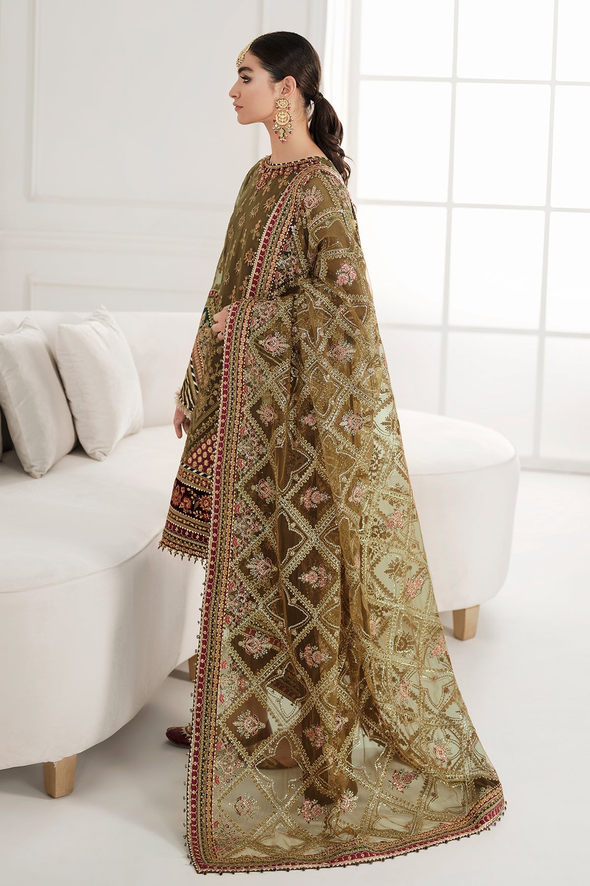Baroque - Embroidered Chiffon Ch10-06 Stitched
