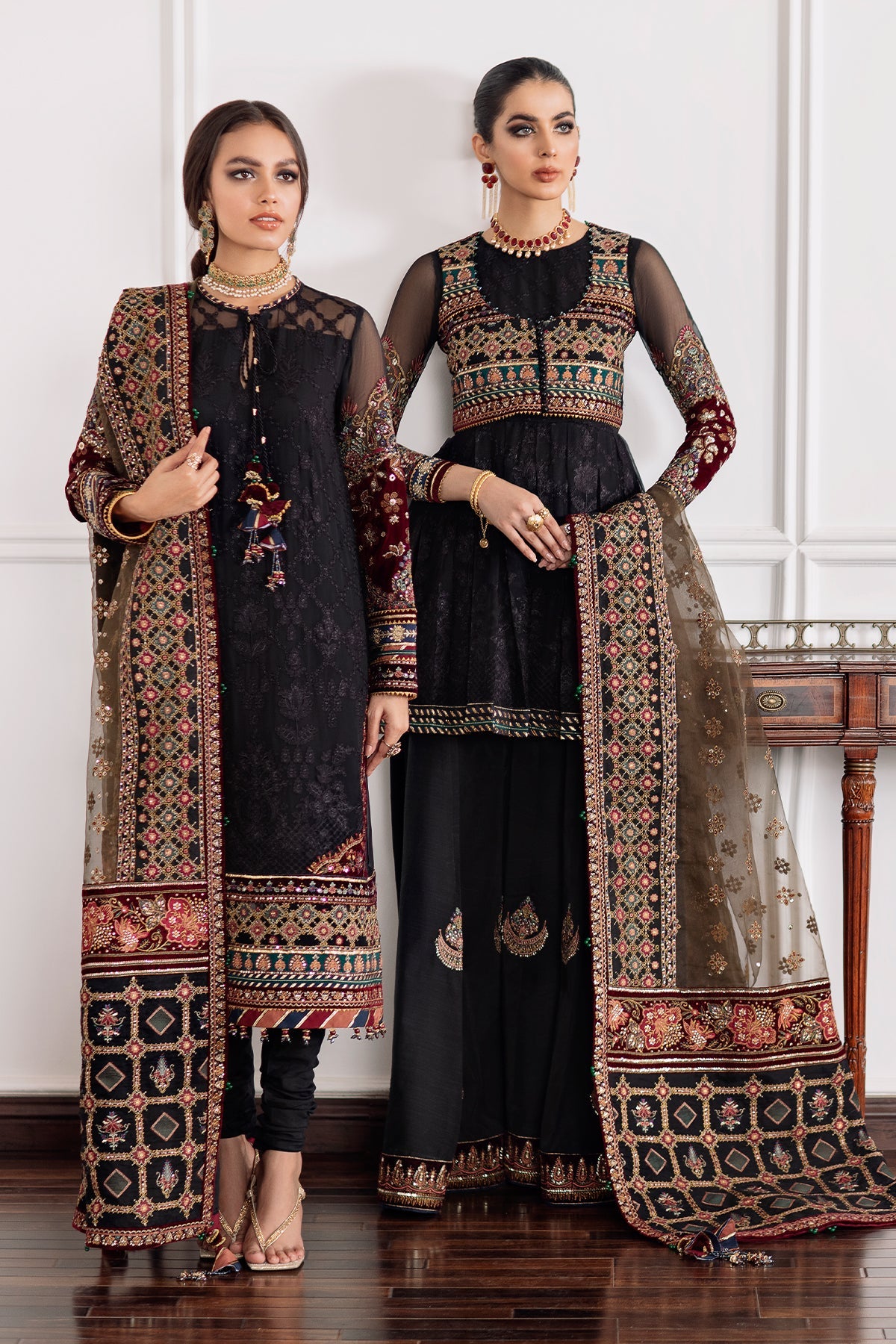 Baroque - Embroidered Chiffon Ch09-04 Unstitched