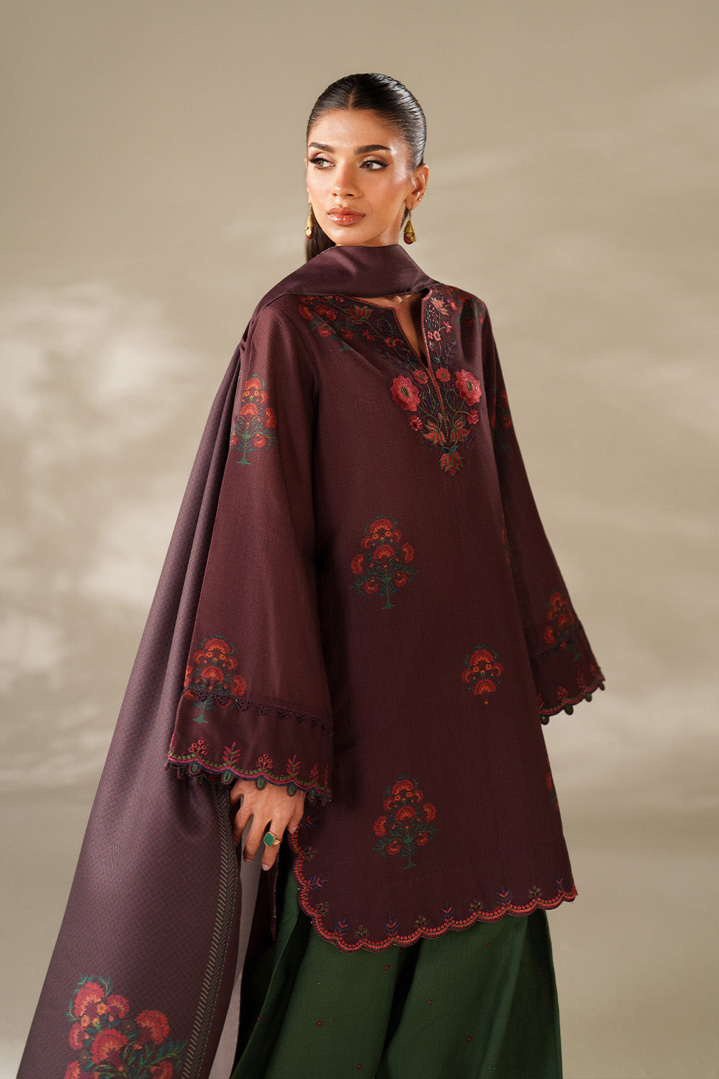 Iznik - Ue-562  Printed Khaddar