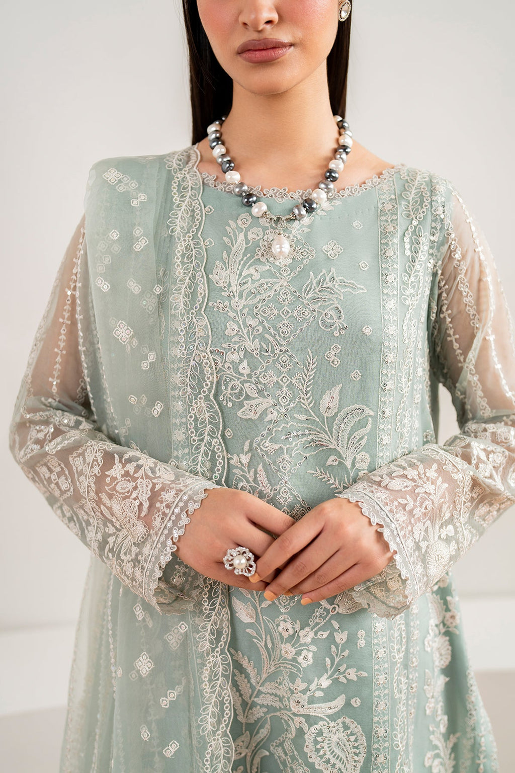 Baroque - Embroidered Chiffon UF-680