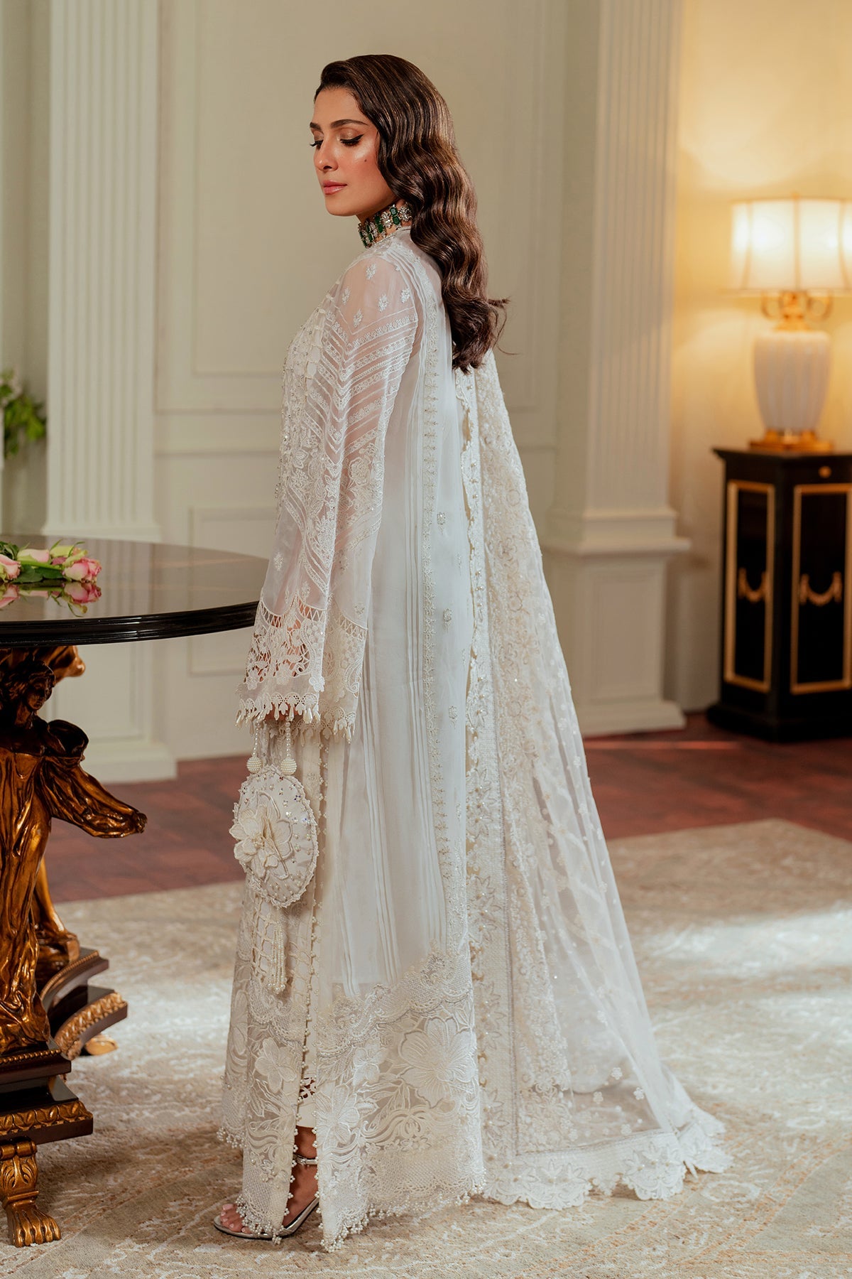 Baroque - Embroidered Chiffon Ch13-02 Stitched