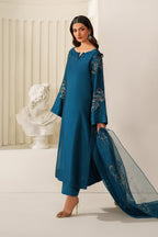 Iznik - Ue-616  Embroidered Ramen Silk