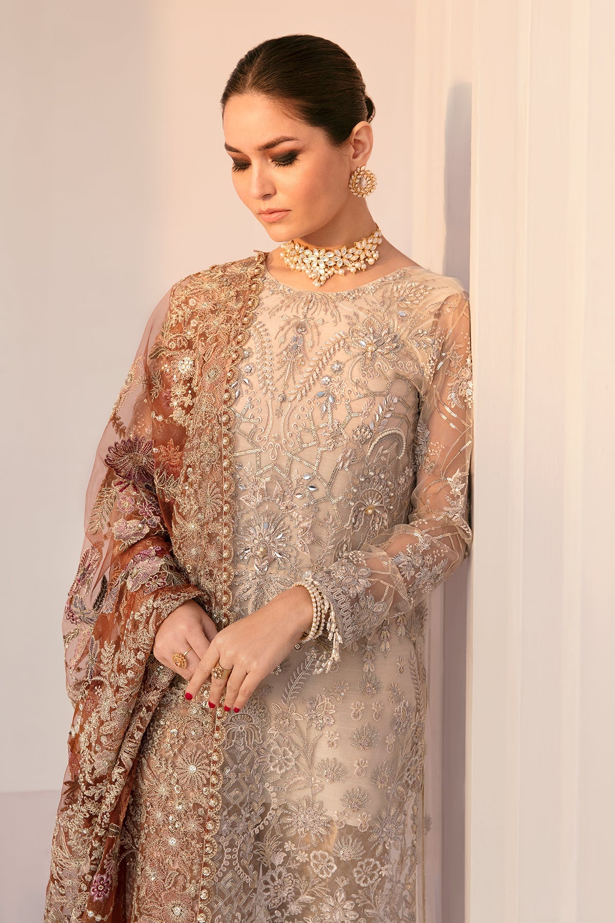 Baroque - Embroidered Net Ch11-03 Unstitched