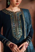 Iznik - Iv-64 Embroidered Velvet