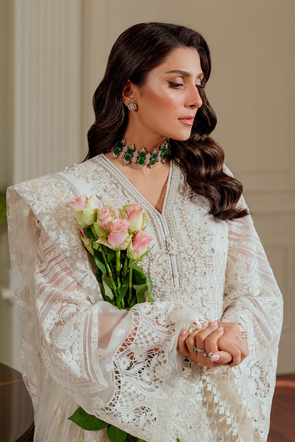 Baroque - Embroidered Chiffon Ch13-02 Stitched