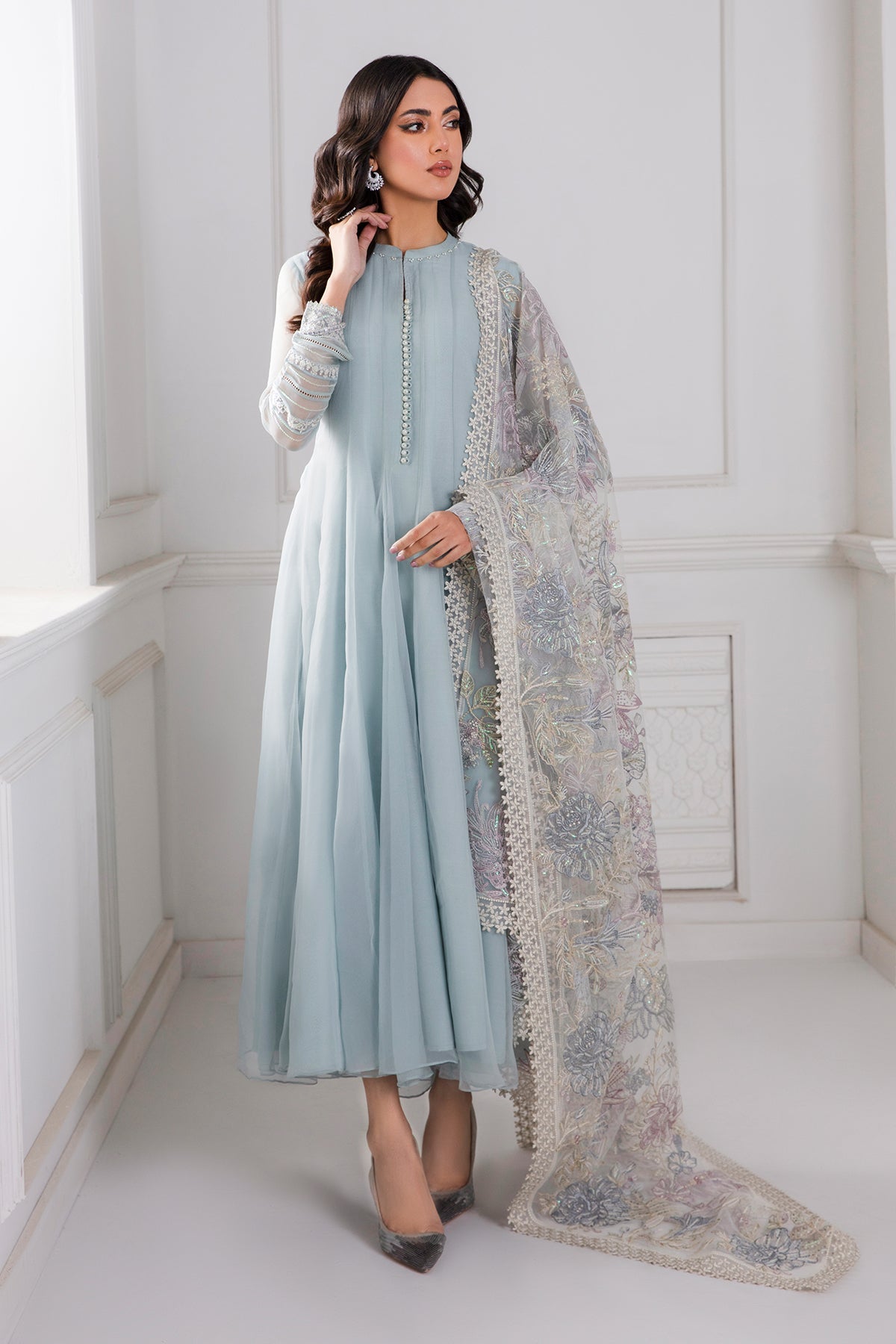 Baroque - Embroidered Chiffon PR-746