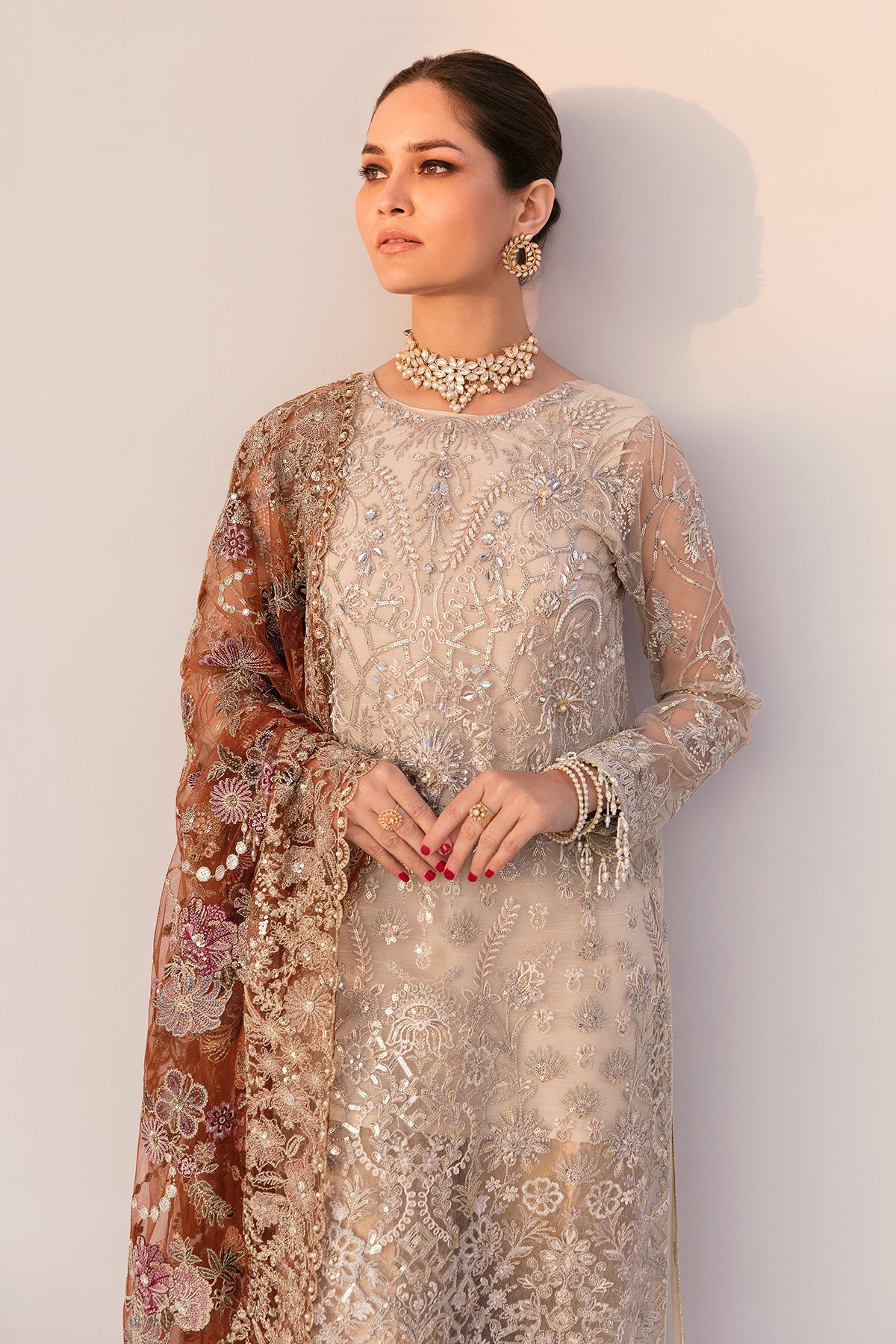 Baroque - Embroidered Net Ch11-03 Unstitched