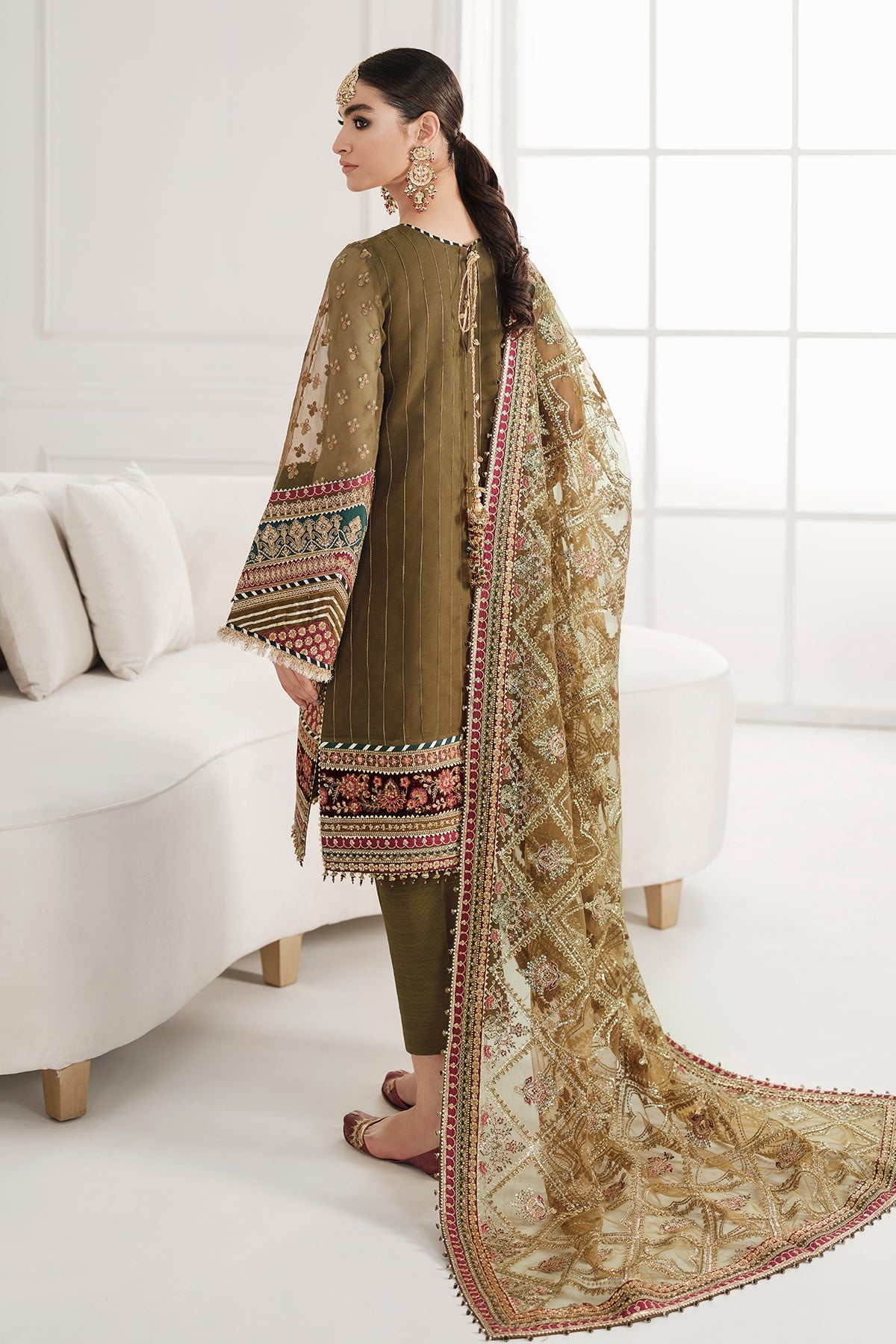 Baroque - Embroidered Chiffon Ch10-06 Unstitched
