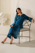 Iznik - Ue-616  Embroidered Ramen Silk