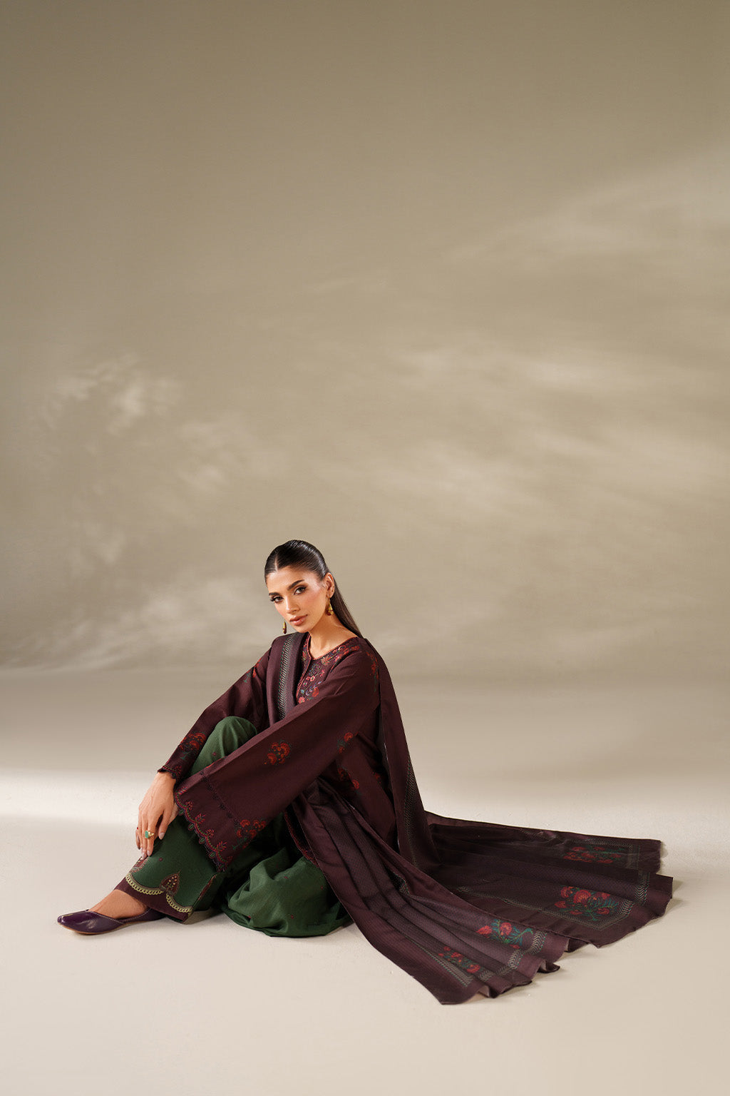 Iznik - Ue-562  Printed Khaddar