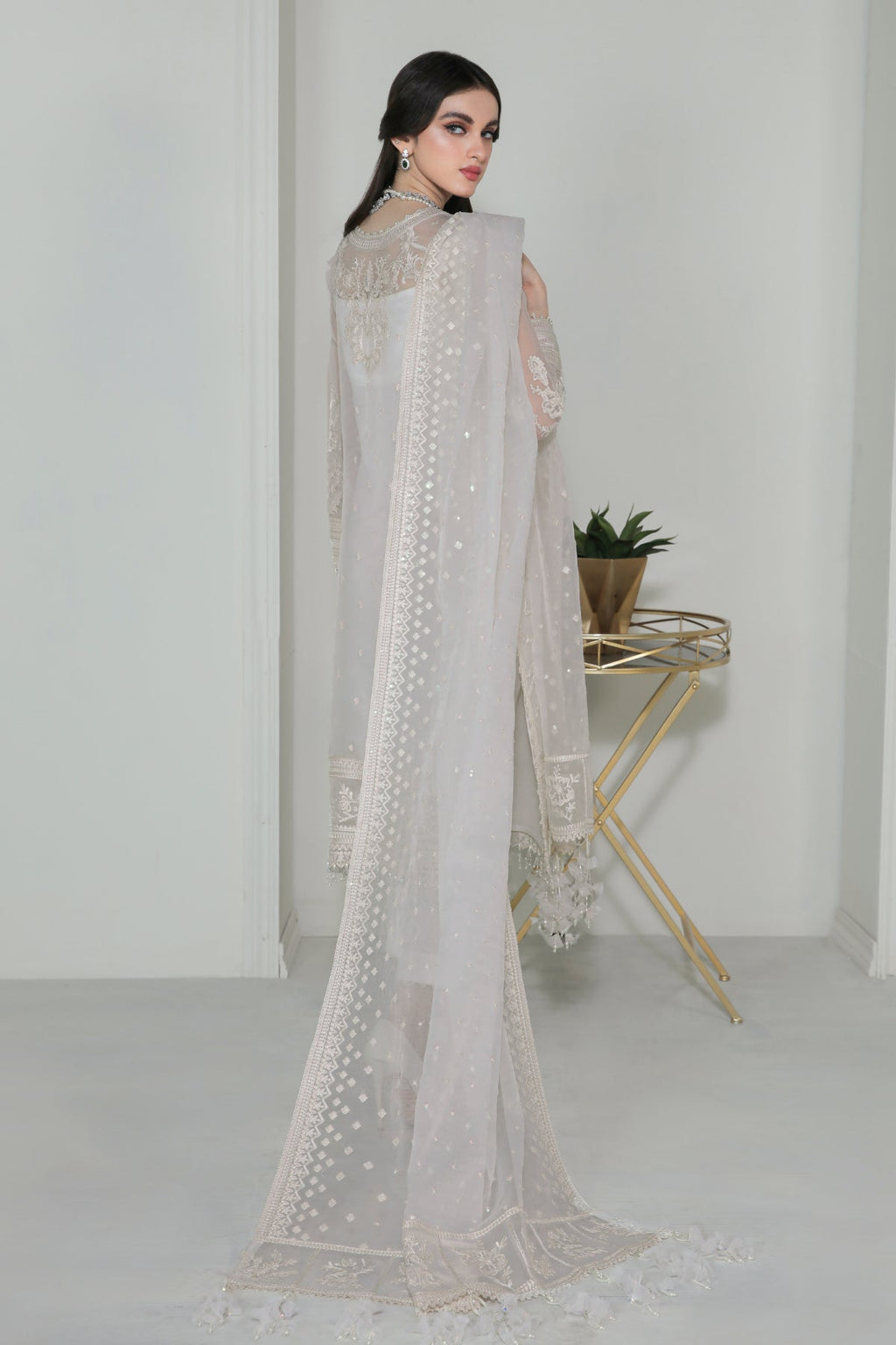 Baroque - Embroidered Organza UF-186