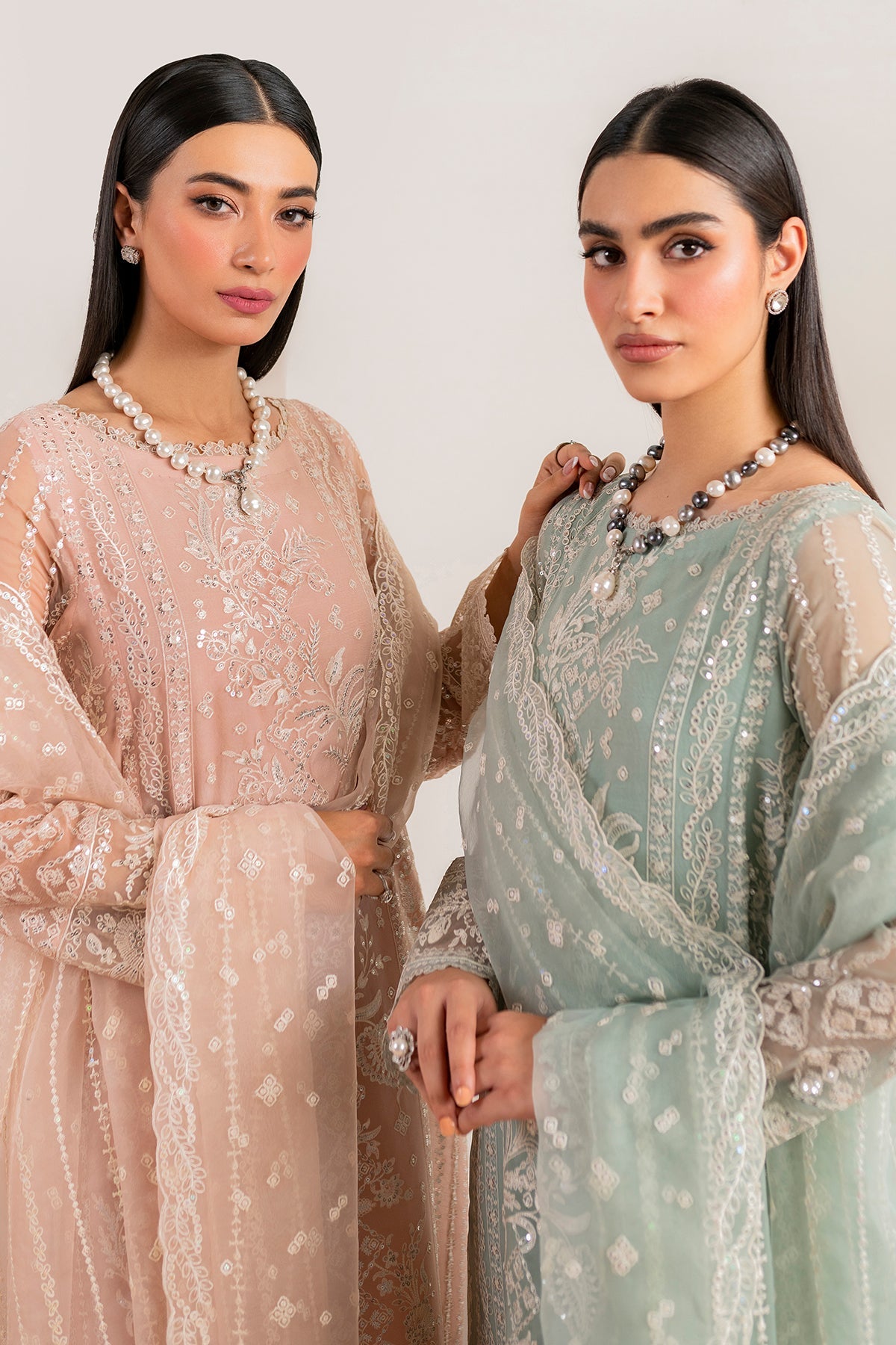 Baroque - Embroidered Chiffon UF-681