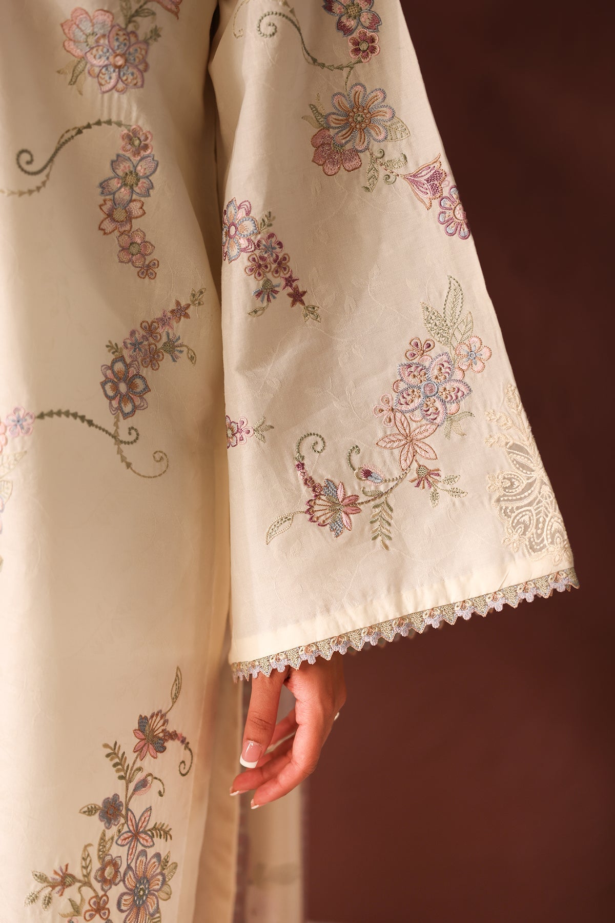 Baroque - Embroidered Self Jacquard UF-4481