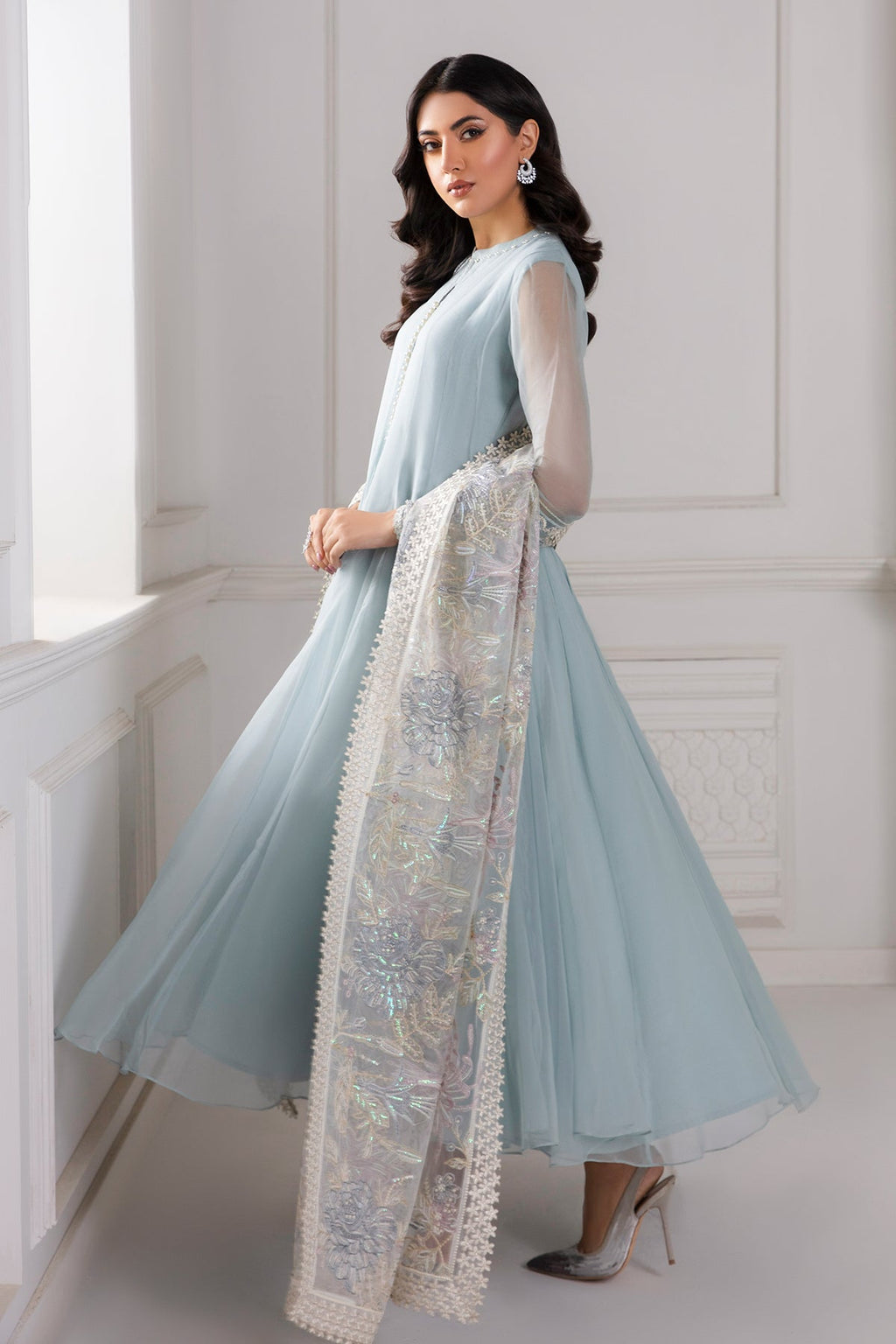 Baroque - Embroidered Chiffon PR-746
