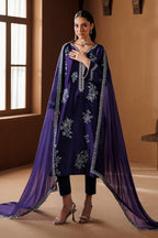 Baroque - Embroidered Sheesha Silk PR-1284