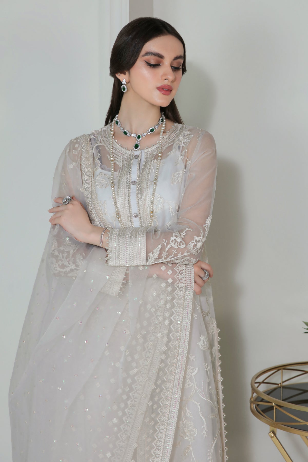 Baroque - Embroidered Organza SF-186