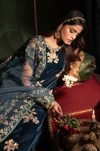 Iznik - Iv-51 Embroidered Velvet