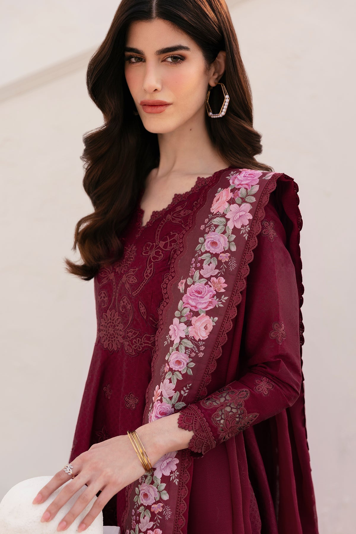 Baroque - Embroidered Lawn El-D05 Stitched