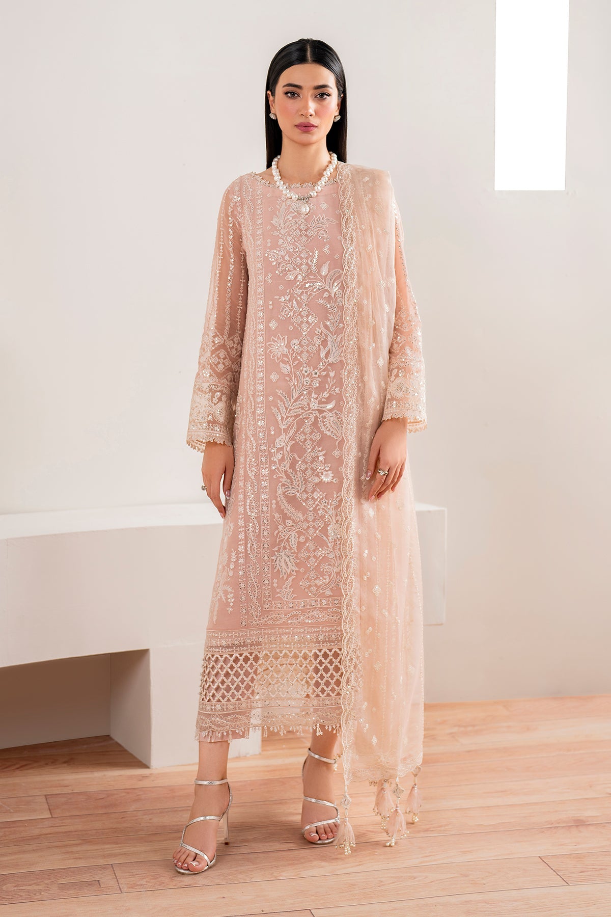Baroque - Embroidered Chiffon UF-681