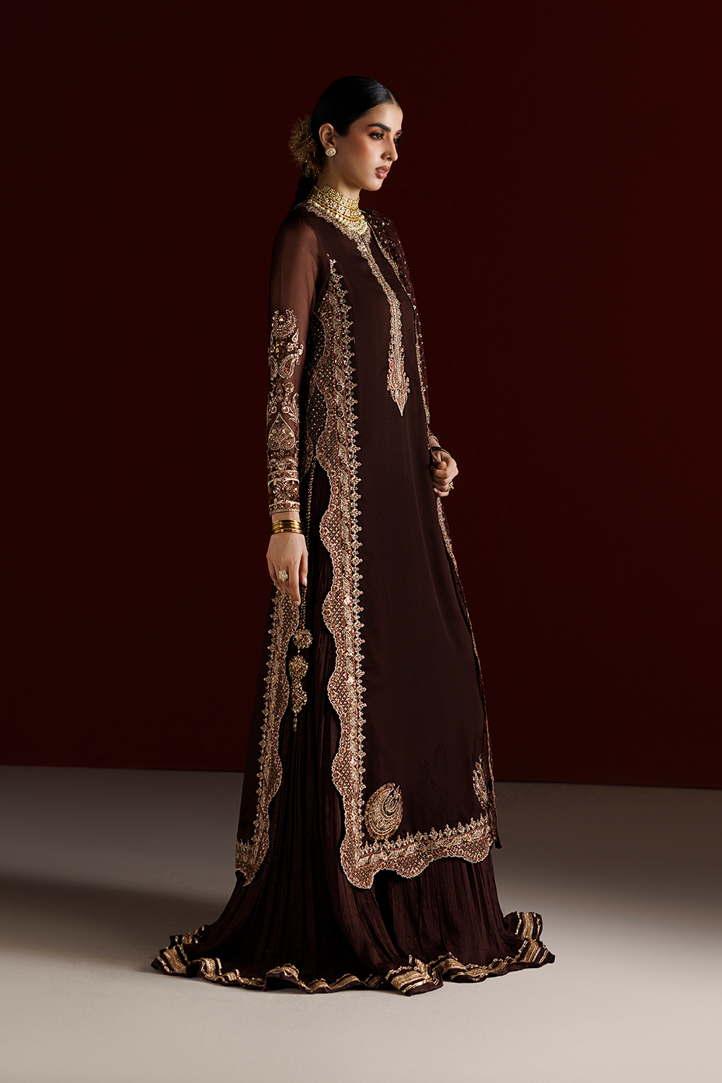 Iznik - Cc-113 Embroidered Chiffon