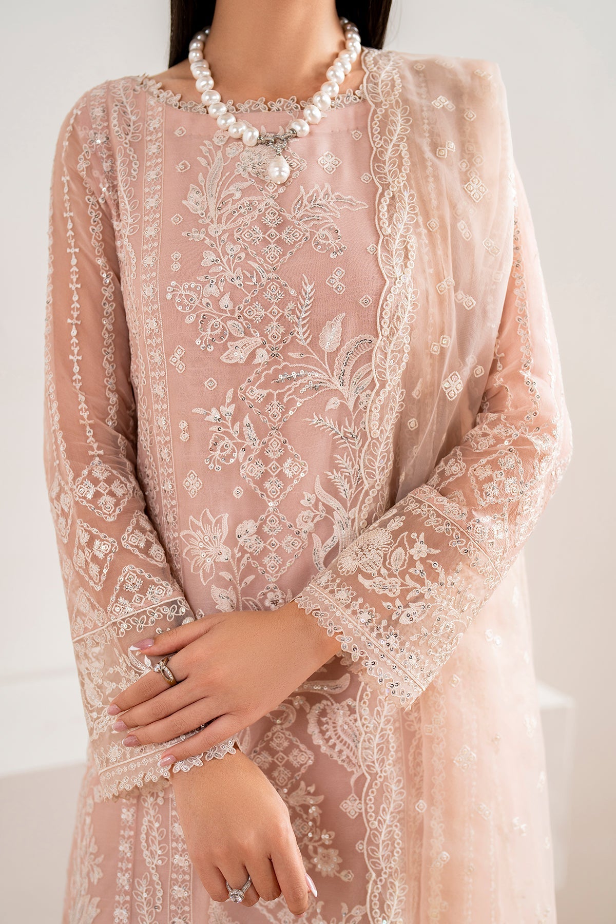Baroque - Embroidered Chiffon UF-681