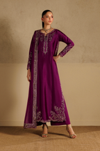 Iznik - Ue-736 Embroidered Sheesha Silk