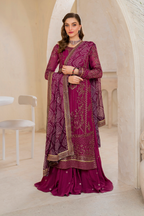 Iznik - Cc-45 Embroidered Chiffon