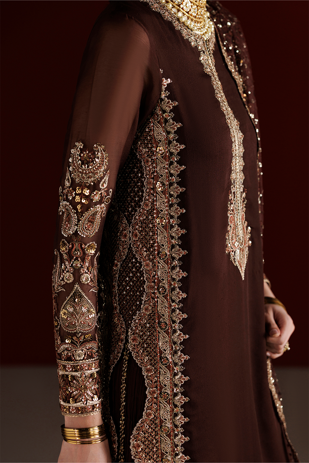 Iznik - Cc-113 Embroidered Chiffon