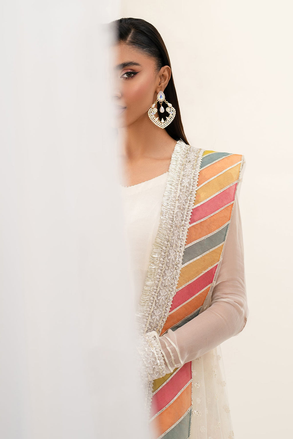 Baroque - Embroidered Chiffon PR-1098