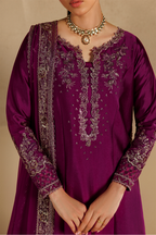 Iznik - Ue-736 Embroidered Sheesha Silk