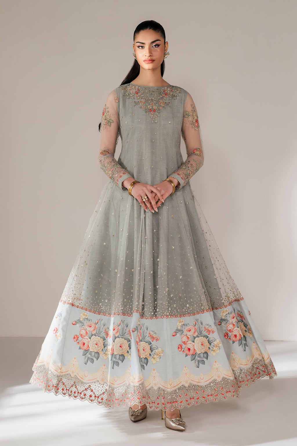 Baroque - Embroidered Net PR-1101