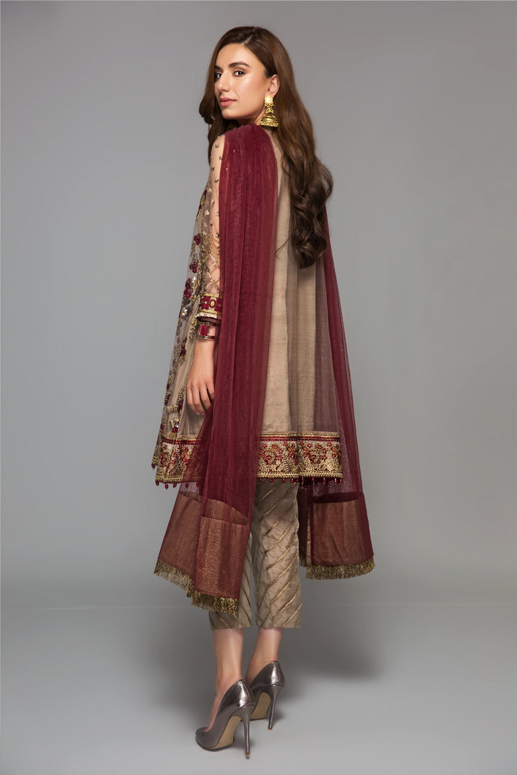 Baroque - Embroidered Net UF-14