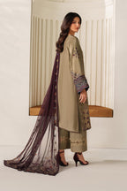 Iznik - Ue-614 Embroidered Ramen Silk