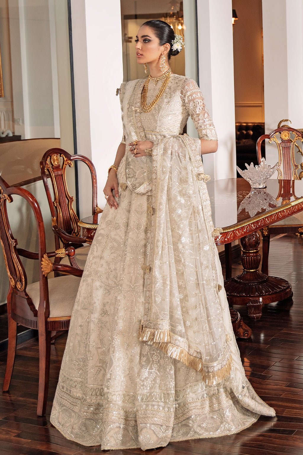Baroque - Embroidered Net Ch09-05 Unstitched