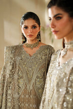 Baroque - Embroidered Chiffon Ch14-08 Stitched