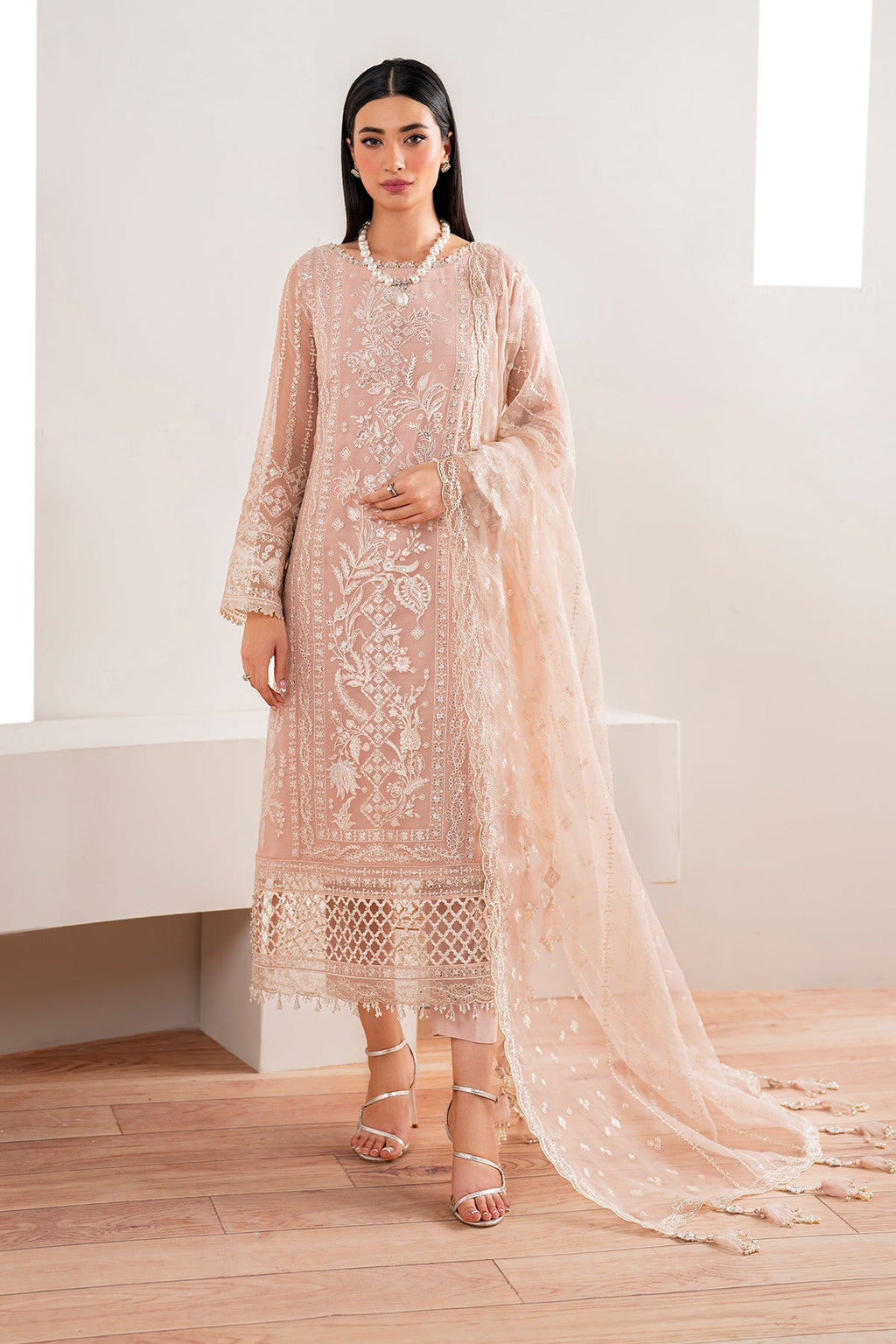 Baroque - Embroidered Chiffon UF-681