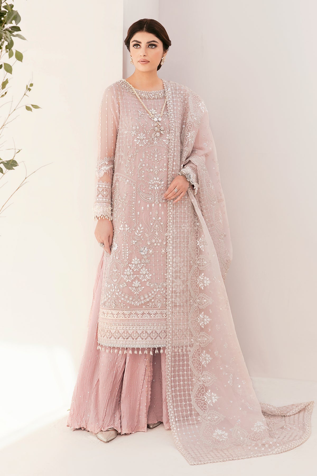 Baroque - Embroidered Chiffon Ch11-05 Unstitched