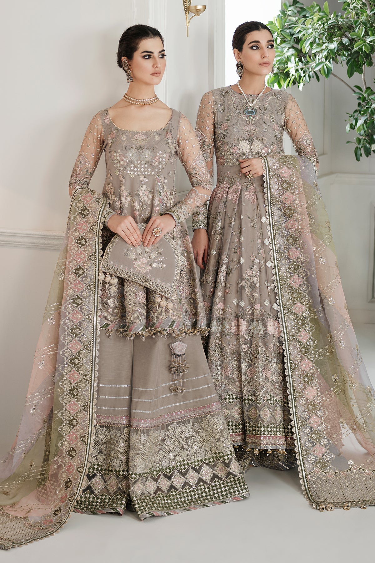 Baroque - Embroidered Net Ch10-08 Unstitched