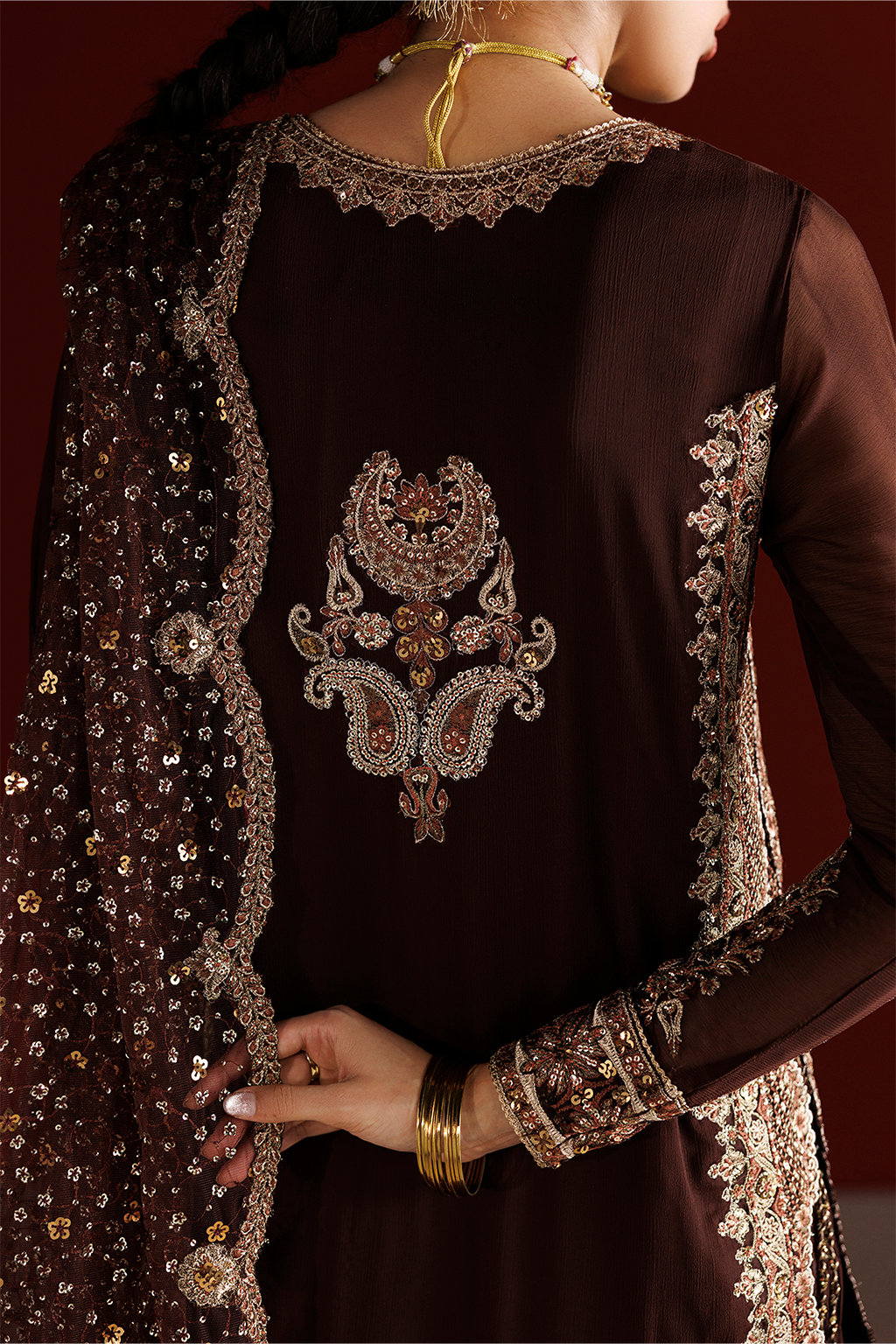 Iznik - Cc-113 Embroidered Chiffon