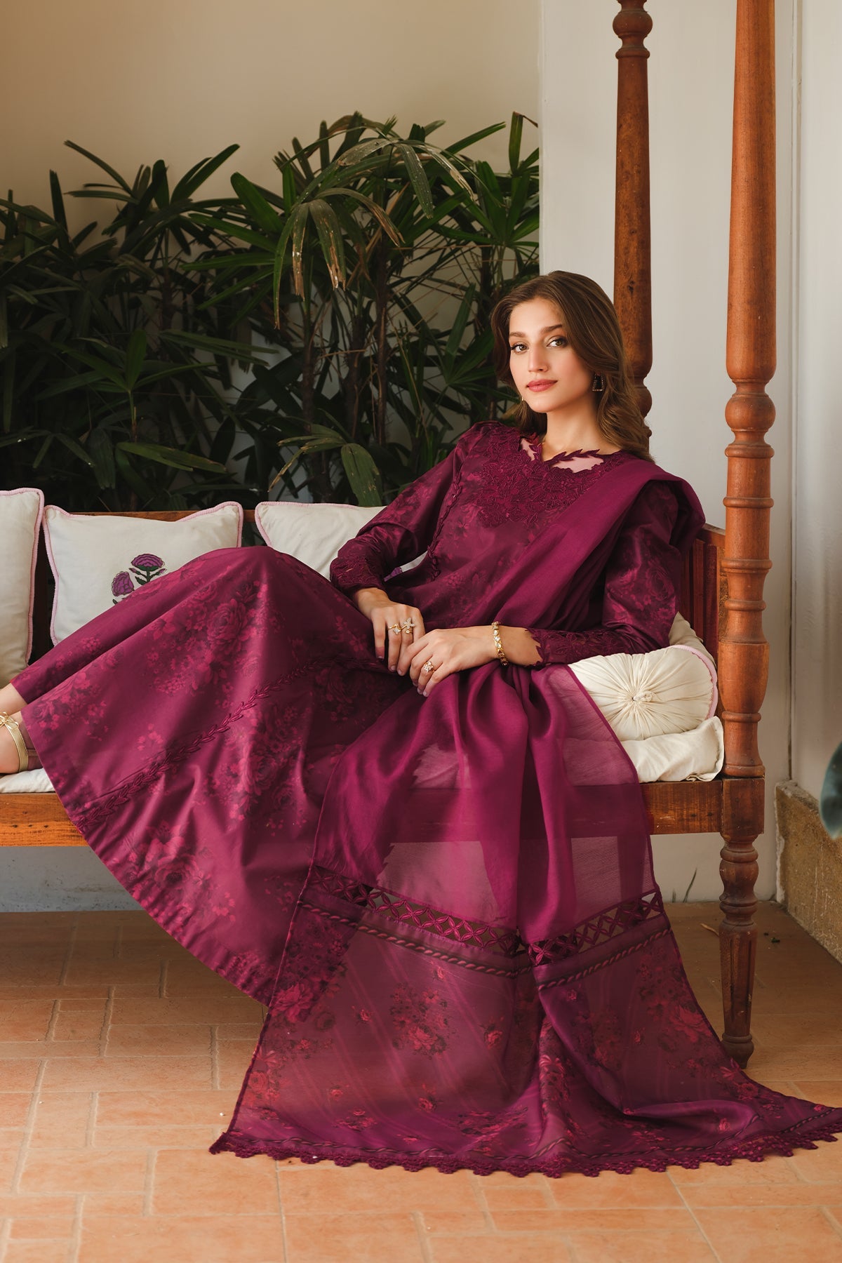 Baroque - Embroidered PRinted Lawn UF-645