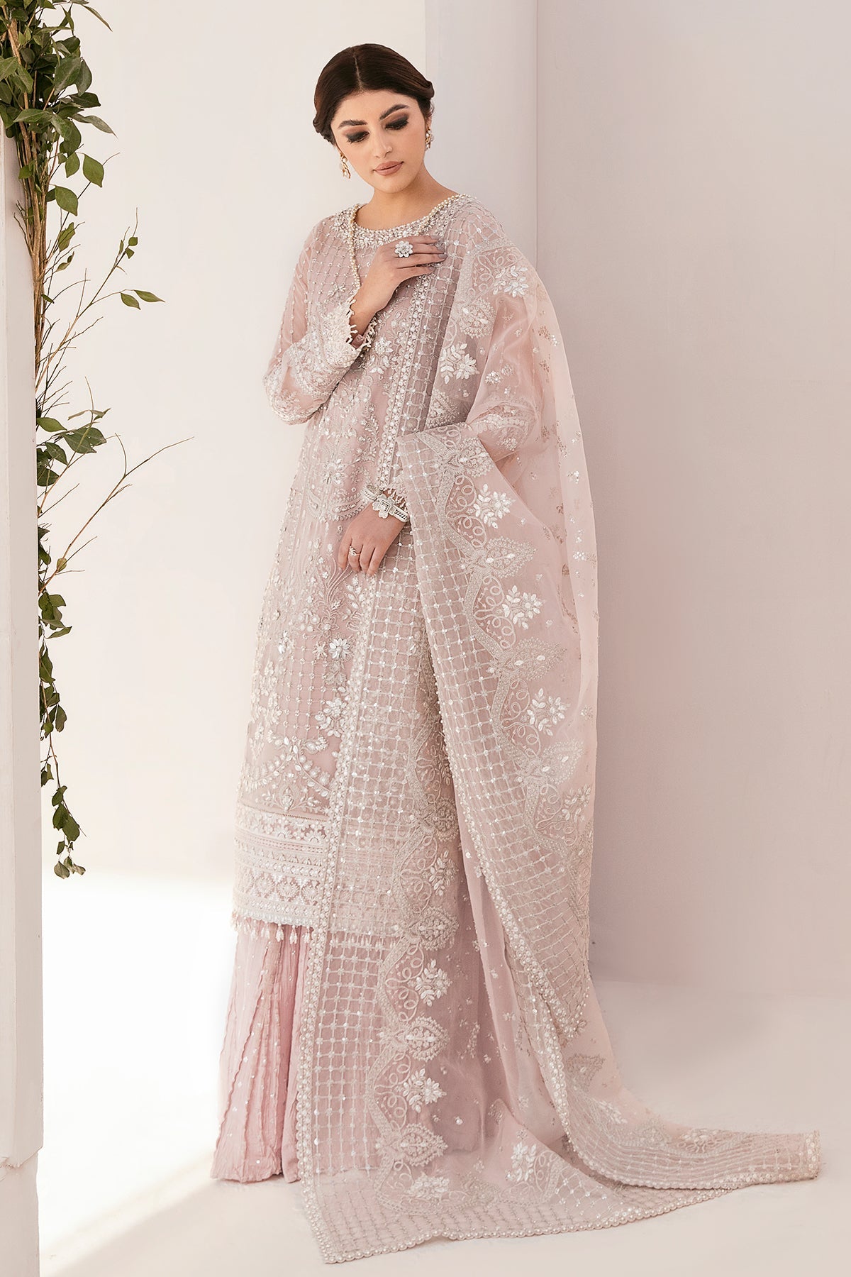 Baroque - Embroidered Chiffon Ch11-05 Stitched
