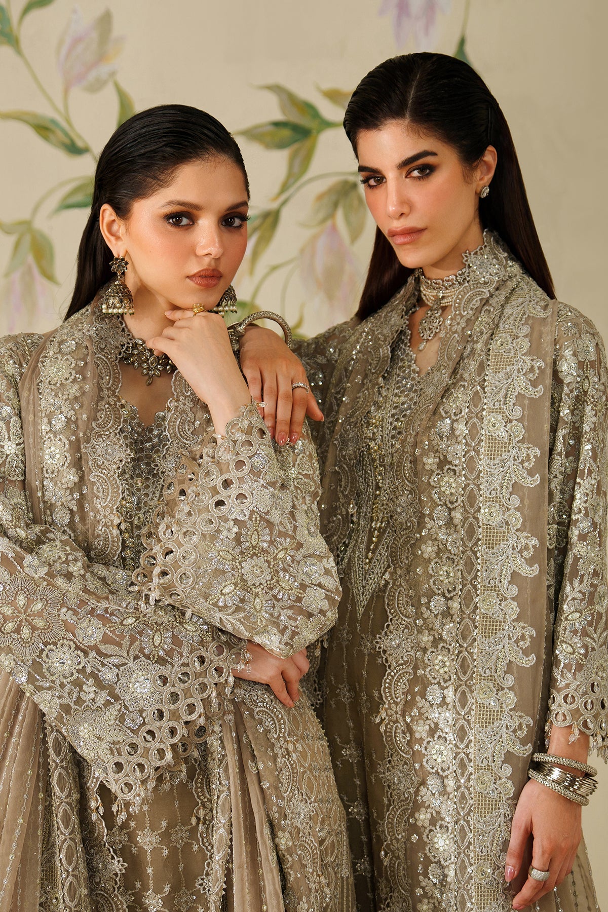 Baroque - Embroidered Chiffon Ch14-08 Unstitched