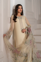 Iznik - Ue-413  Embroidered Chiffon
