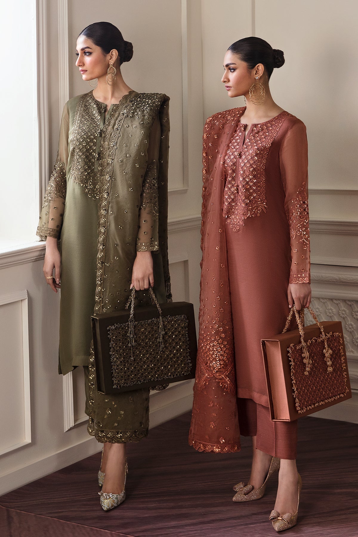 Baroque - Embroidered Chiffon SF-296
