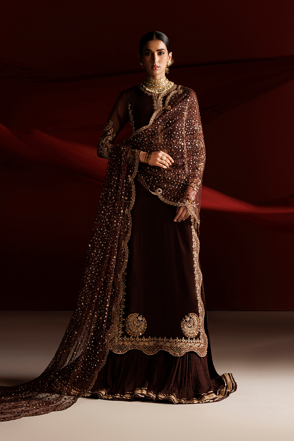 Iznik - Cc-113 Embroidered Chiffon