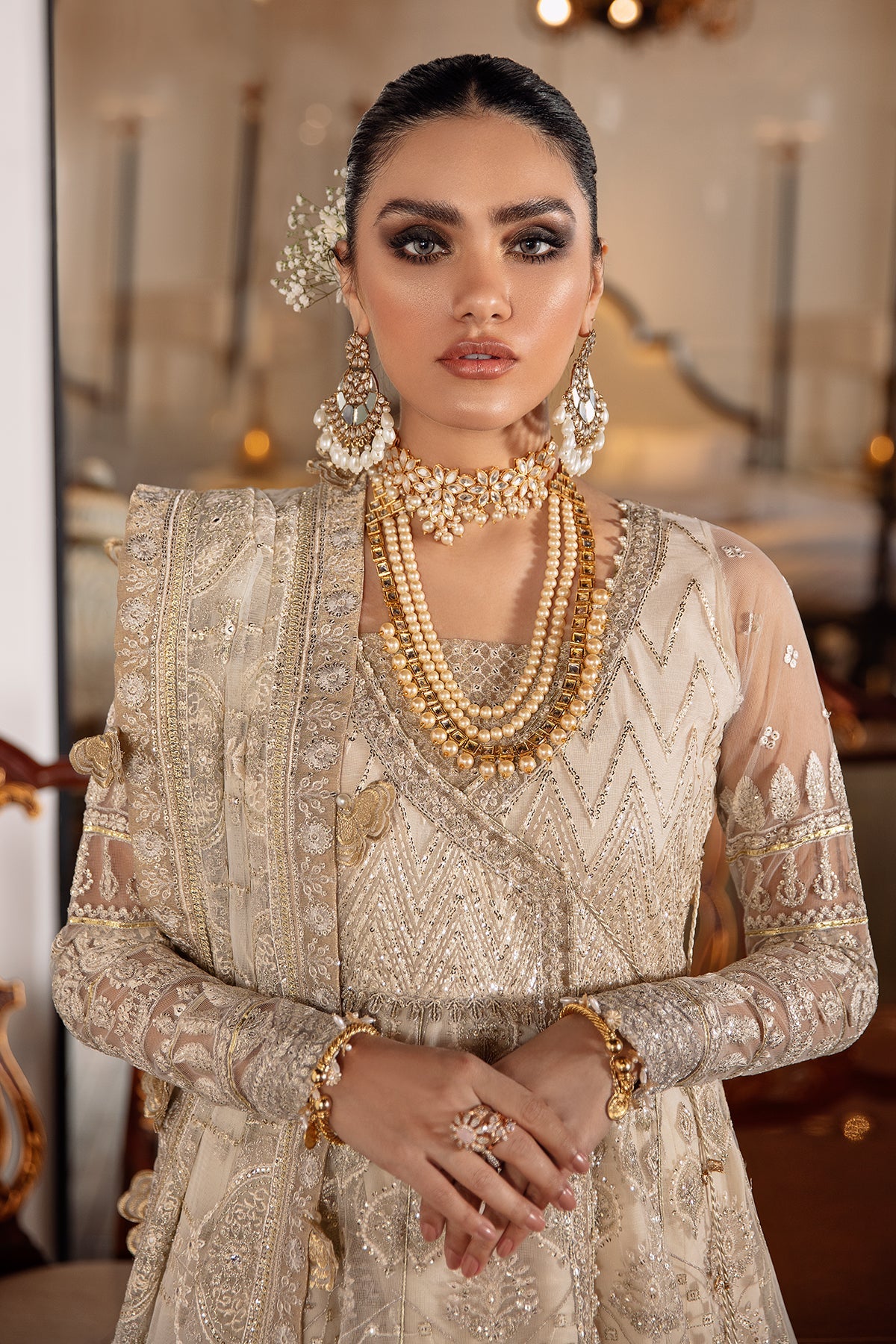 Baroque - Embroidered Net Ch09-05 Unstitched