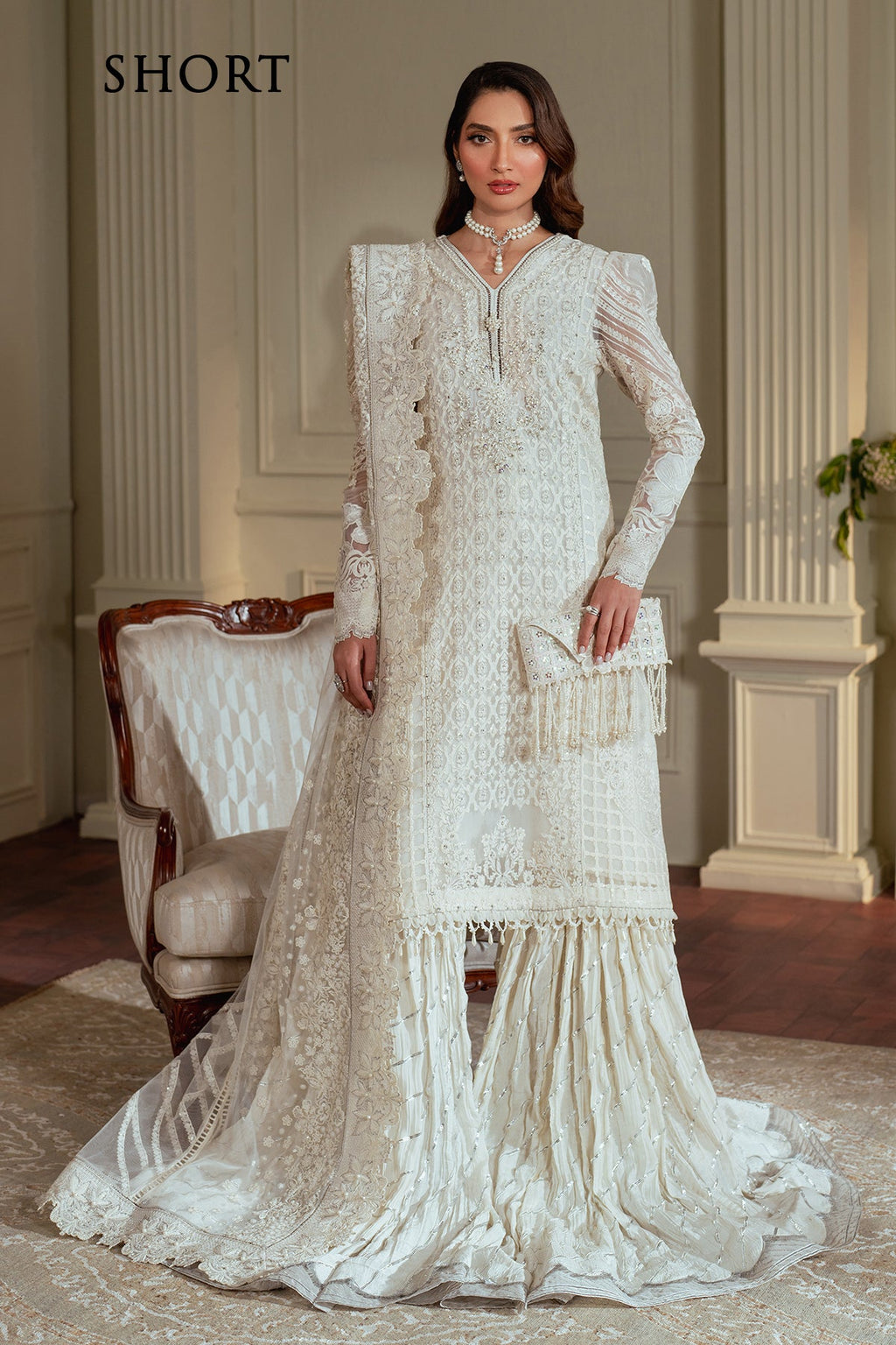 Baroque - Embroidered Chiffon Ch13-02 Stitched