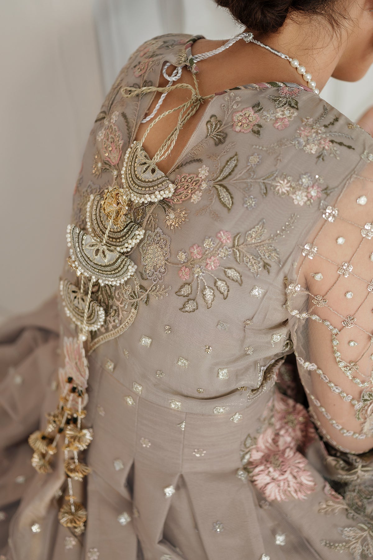 Baroque - Embroidered Net Ch10-08 Unstitched
