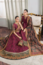 Baroque - Embroidered Chiffon Ch12-03 Stitched