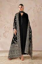 Baroque - Embroidered Velvet Shawl Vs-57